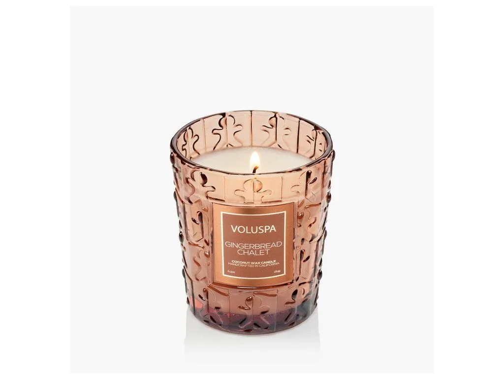 Voluspa Japonica Holiday Gingerbread Chalet Classic Candle 270g – Obrázok 3