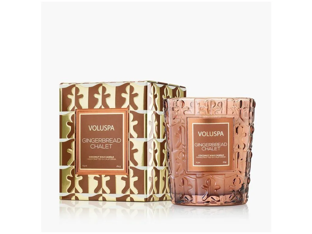 Voluspa Japonica Holiday Gingerbread Chalet Classic Candle 270g
