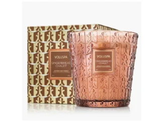 Voluspa Japonica Holiday Gingerbread Chalet Mini Hearth vonná sviečka 1 077g