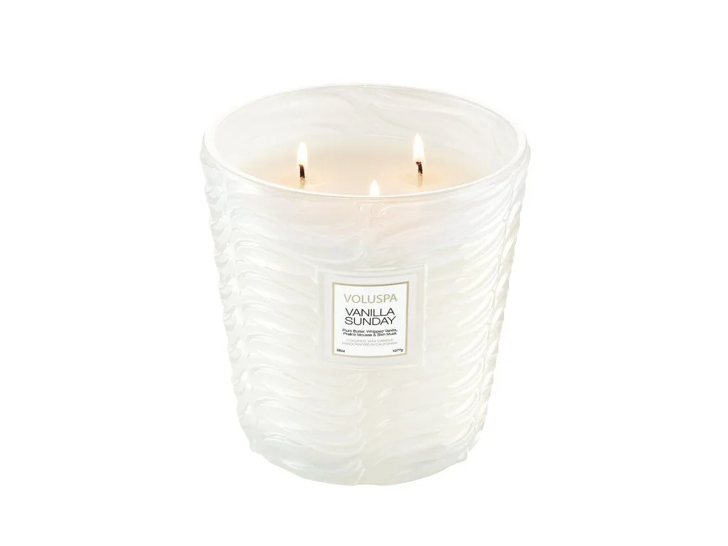 Voluspa Capsule Vanilla Sunday classic vonná sviečka (12oz / 340g) – Obrázok 3