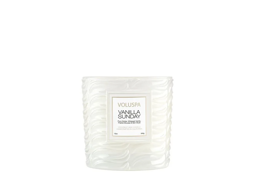 Voluspa Capsule Vanilla Sunday classic vonná sviečka (12oz / 340g)