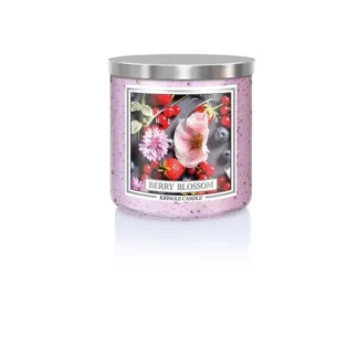 Kringle Candle Easter: Berry Blossom TUMBLER 3-knôtová vonná sviečka (411g)