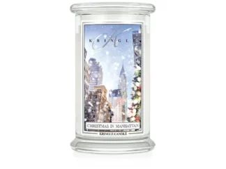 Kringle Candle Christmas in Manhattan vonná sviečka veľká 2-knôtová (624 g)