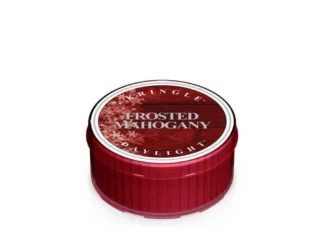Kringle Candle Frosted Mahogany vonná sviečka (35 g)