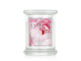 Kringle Candle Peony vonná sviečka stredná 2-knôtová (411 g)