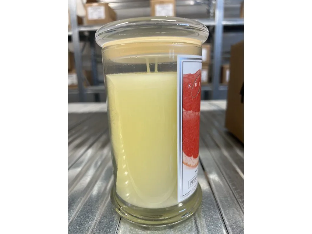 Kringle Candle Pink Grapefruit vonná sviečka veľká 2-knôtová (624 g) – Obrázok 2