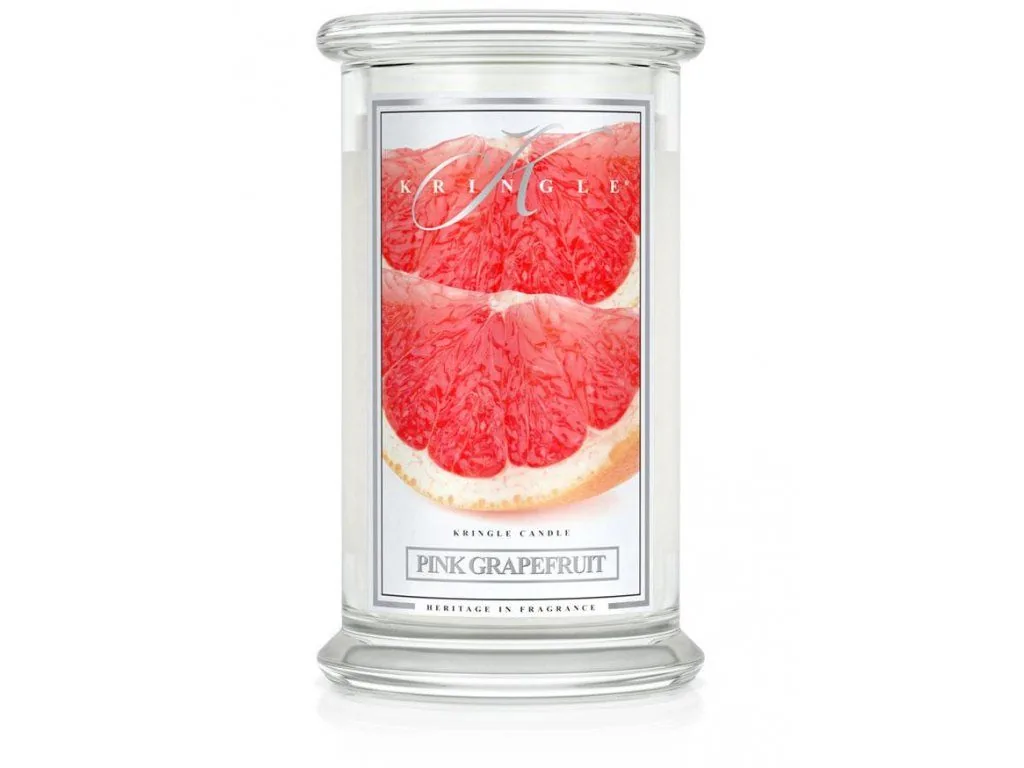 Kringle Candle Pink Grapefruit vonná sviečka veľká 2-knôtová (624 g)