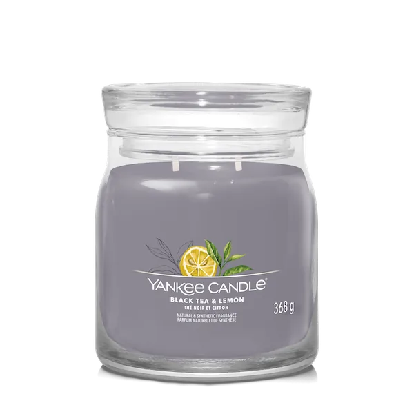 YC Signature Sviečka Stredná Black Tea & Lemon