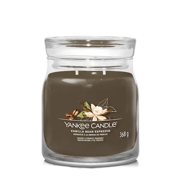 YC Signature Sviečka Stredná Vanilla Bean Espresso