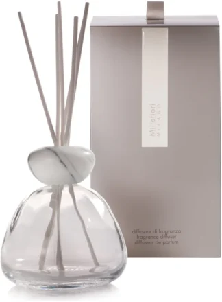 MF Air Design Difuzér Marble Biely / Číre Sklo