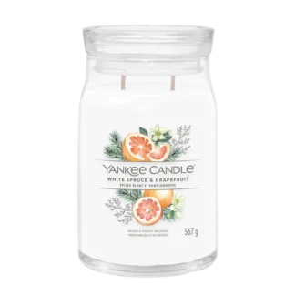 WHITE SPRUCE & GRAPEFRUIT — Veľká sviečka Signature 567g