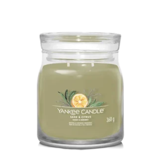 SAGE & CITRUS — Stredná sviečka Signature 368g