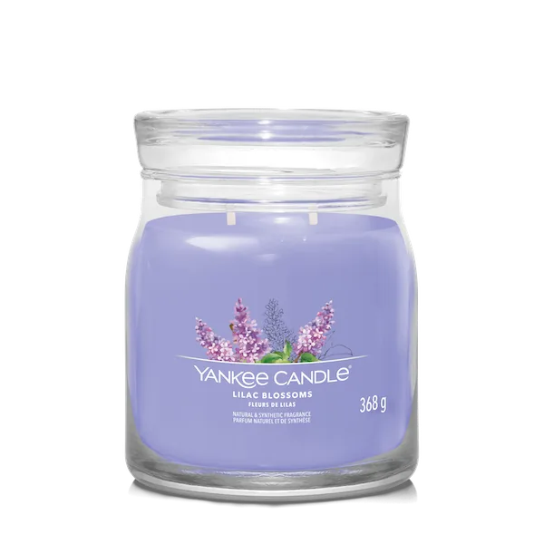 LILAC BLOSSOMS — Stredná sviečka Signature 368g