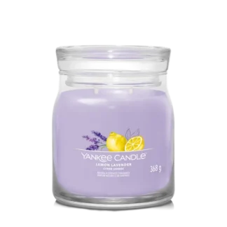 LEMON LAVENDER — Stredná sviečka Signature 368g