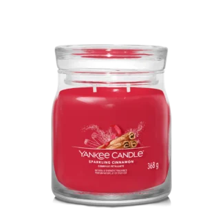 SPARKLING CINNAMON — Stredná sviečka Signature 368g