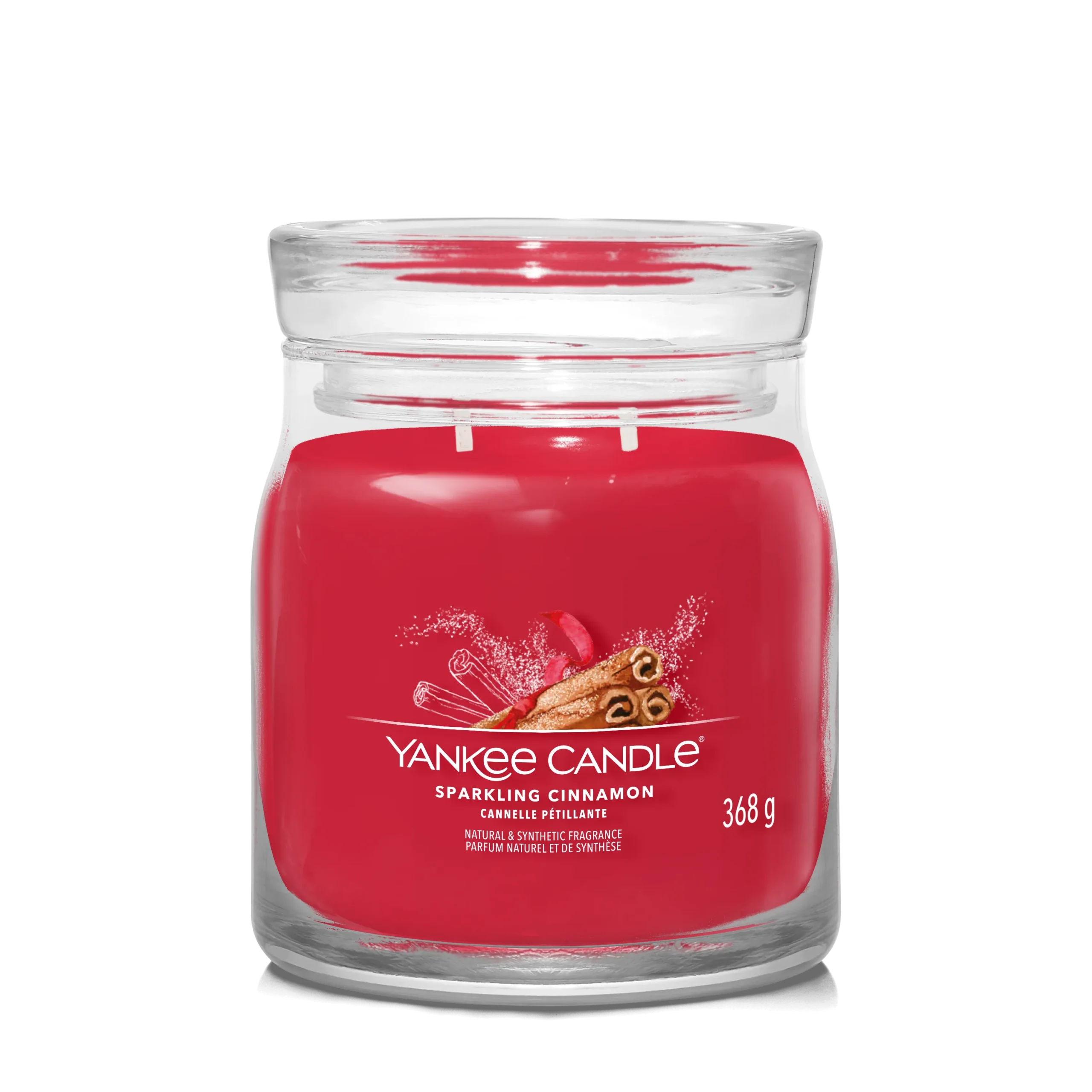 SPARKLING CINNAMON — Stredná sviečka Signature 368g