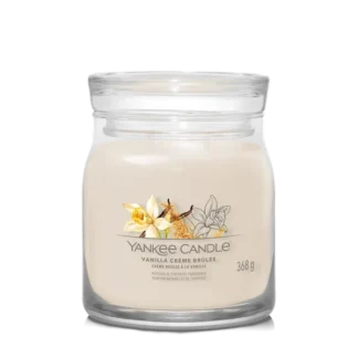 VANILLA CREME BRULEE — Stredná sviečka Signature 368g