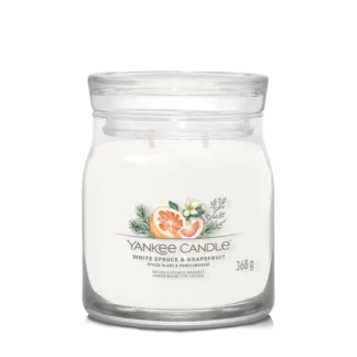 WHITE SPRUCE & GRAPEFRUIT — Stredná sviečka Signature 368g