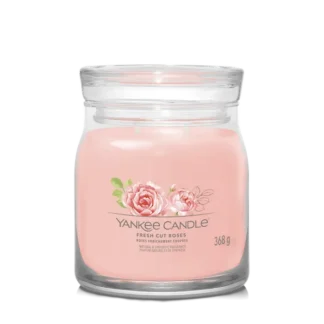 FRESH CUT ROSES — Stredná sviečka Signature 368g