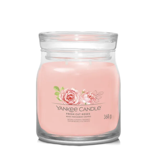 FRESH CUT ROSES — Stredná sviečka Signature 368g