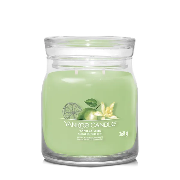 VANILLA LIME — Stredná sviečka Signature 368g