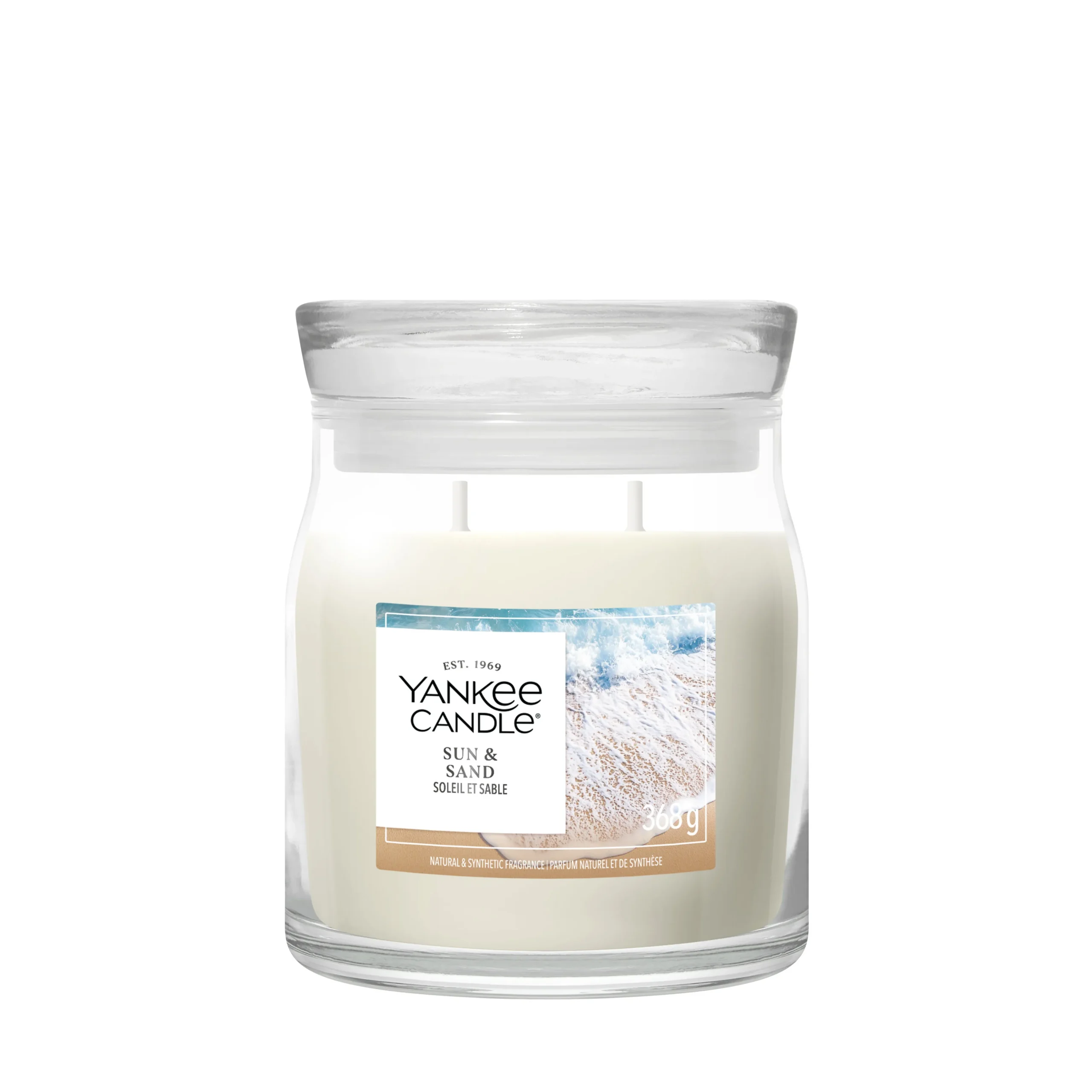 SUN & SAND — Stredná sviečka Signature 368g