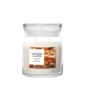 CARAMEL KISS — Stredná sviečka Signature 368g