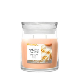 TANGERINE & VANILLA — Stredná sviečka Signature 368g