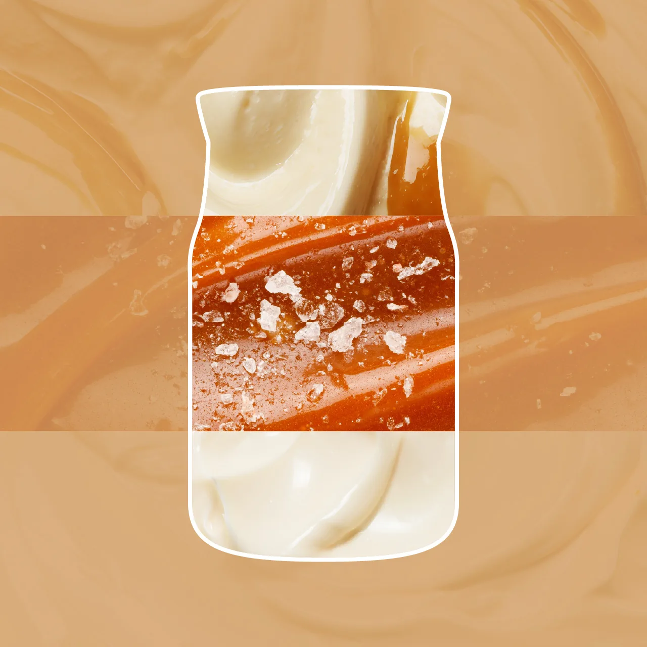 CARAMEL KISS — Votívna sviečka v skle – Obrázok 3