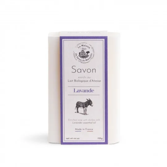 LAVANDE — Bio mydlo s oslím mliekom 125g