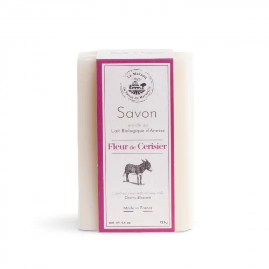 CHERRY BLOSSOM — Bio mydlo s oslím mliekom 125g