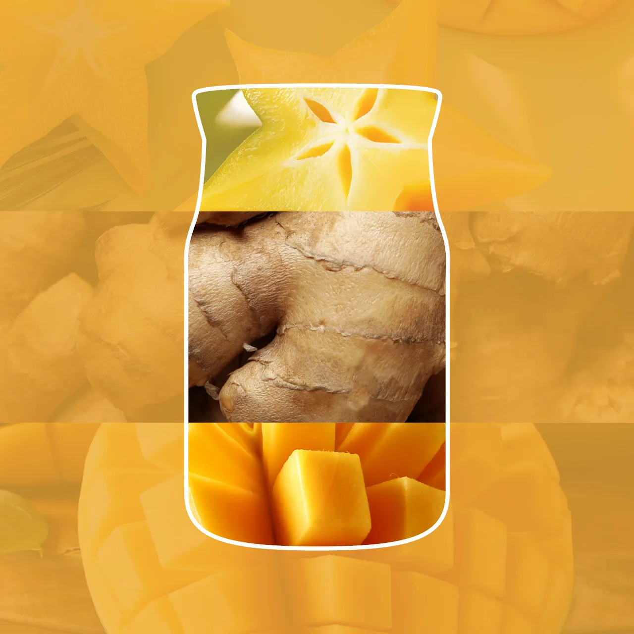 STARFRUIT & SUNSHINE — Stredná sviečka Signature 368g – Obrázok 2